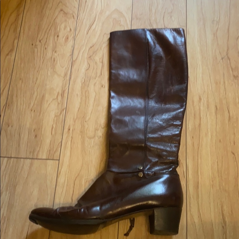 Ferragamo brown boots vintage